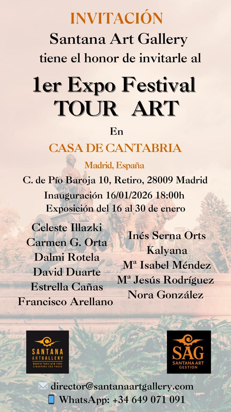 Cartel del primer Expo Festival Tour Art en Casa de Cantabria